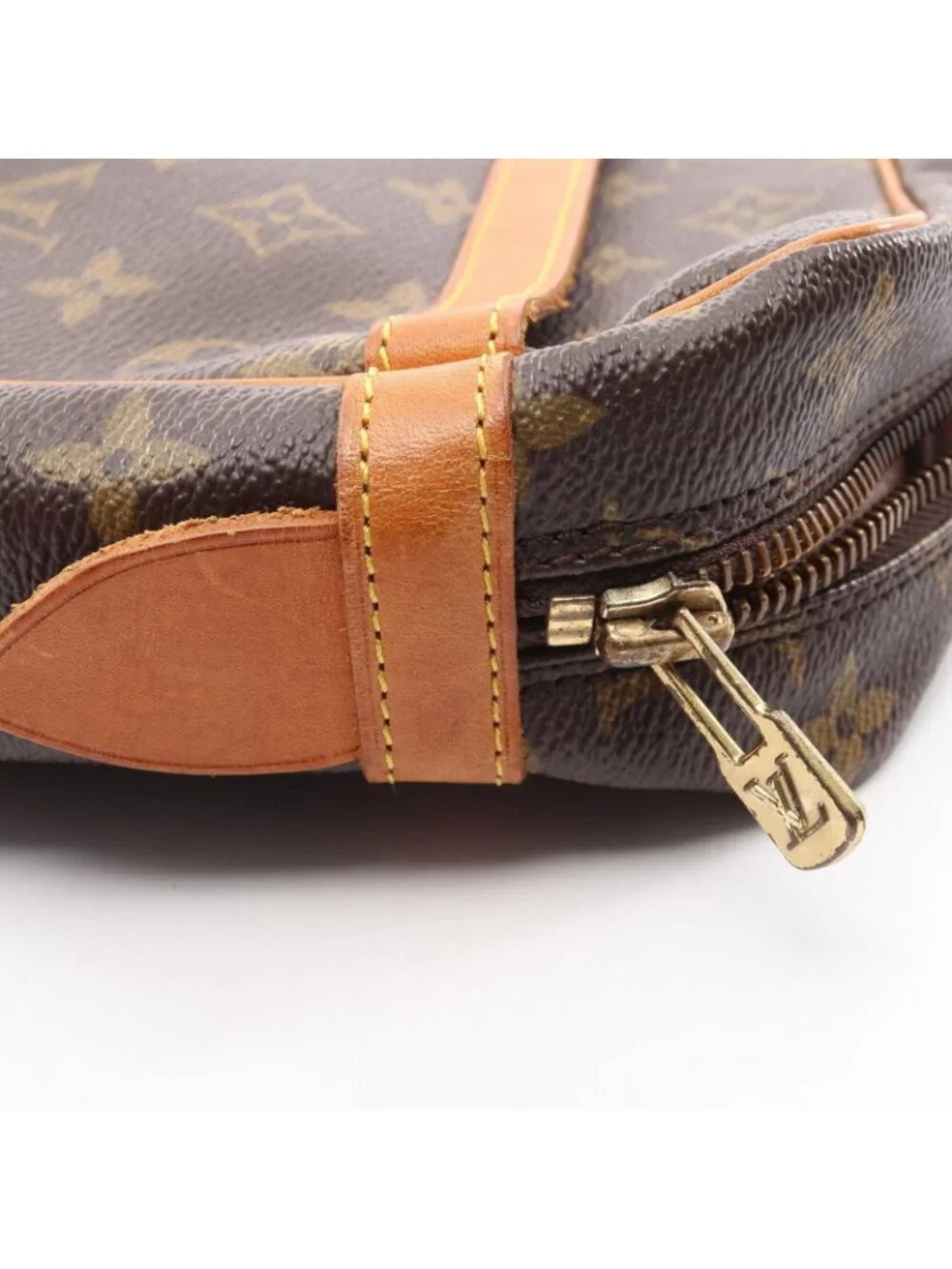 Louis Vuitton Clutch Compiegne 28 Monogram Canvas Leather